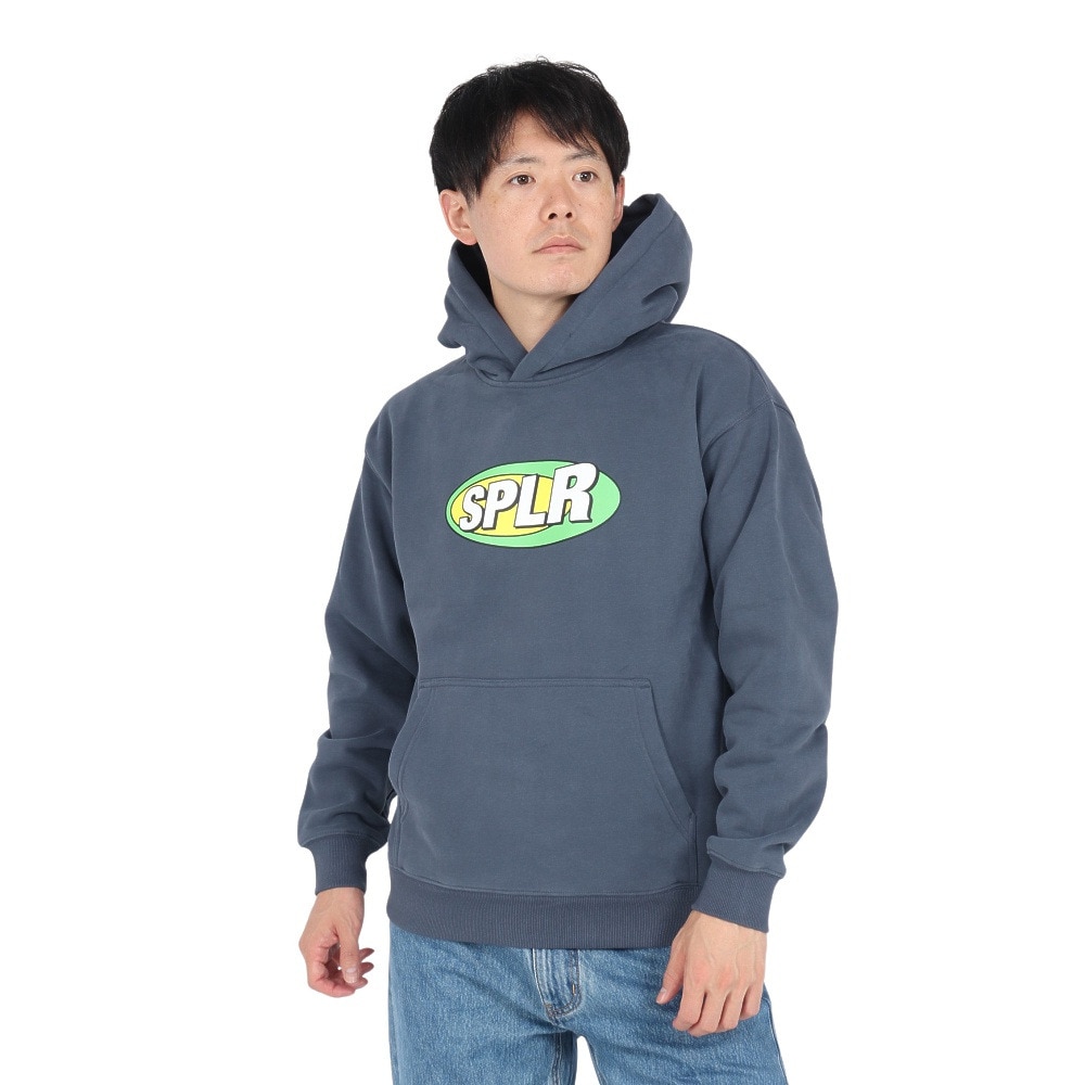 サプライヤー（SUPPLIER）（メンズ）Lime Logo フーディ 2421-18113-01120