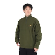 (メンズ)ハーフジップ アメリカン スクリプト スウェットシャツ I0270142