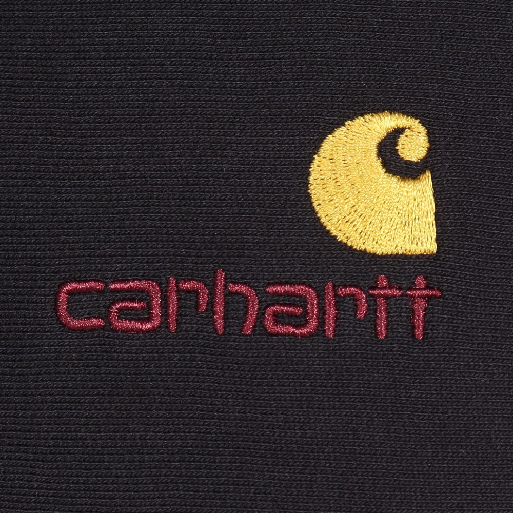 カーハート（CARHARTT）（メンズ）ハーフジップ アメリカンスクリプト スウェットシャツ I02701489XX24FW