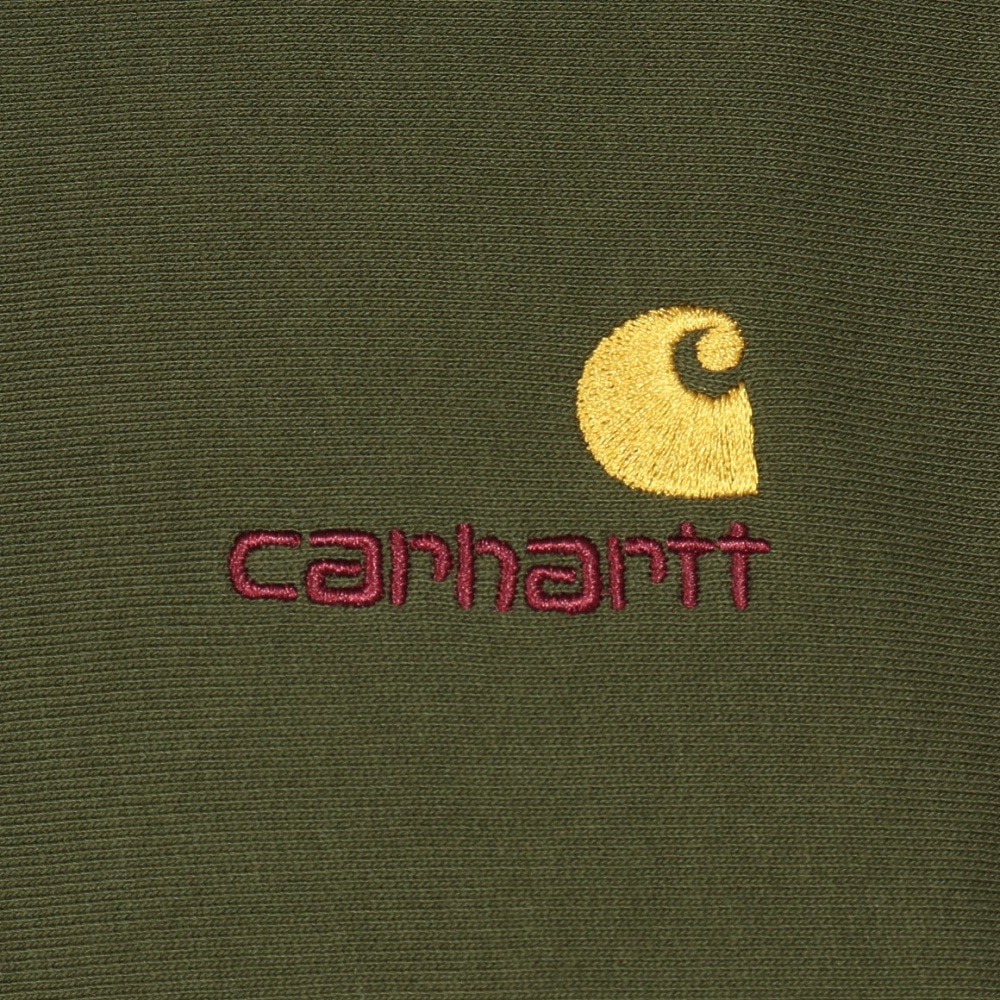 カーハート（CARHARTT）（メンズ）フーデッド アメリカン スクリプト スウェットシャツ I0282792BRXX24FW