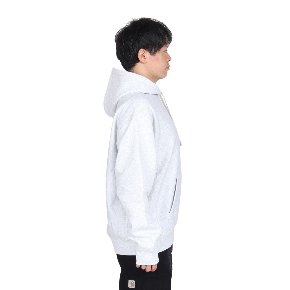 カーハート（CARHARTT）（メンズ）フーデッド アメリカン スクリプト スウェットシャツ I028279482XX24FW