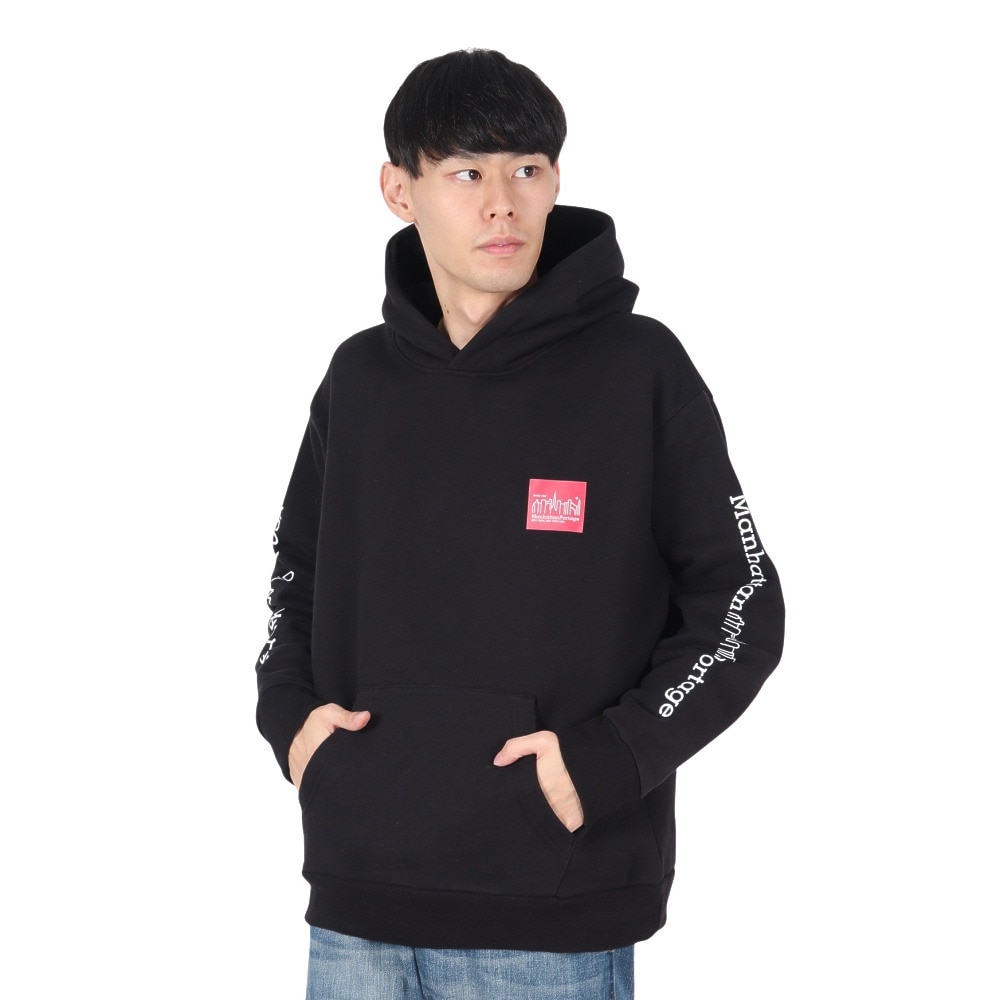 マンハッタンポーテージ（ManhattanPortage）（メンズ）スウェット パーカー MP-M437 BLACK