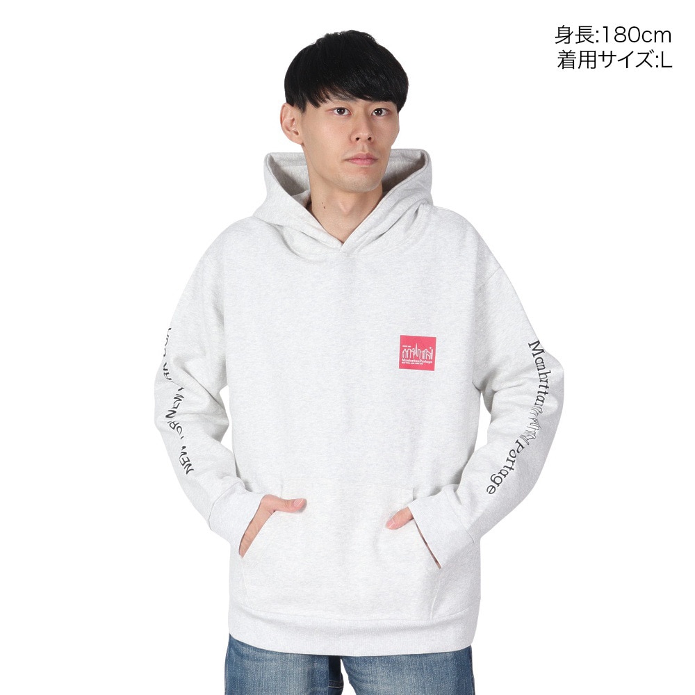 マンハッタンポーテージ（ManhattanPortage）（メンズ）スウェットパーカー MP-M437 GRAY