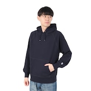 (メンズ、レディース)フレンチテリー プルオーバーパーカー OR-C0155 NAVY