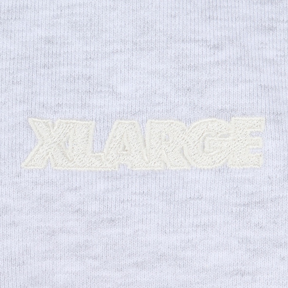 エクストララージ（XLARGE）（メンズ）SLANTED OG ジップ フーデッド スウェットシャツ 101253012004-ASH