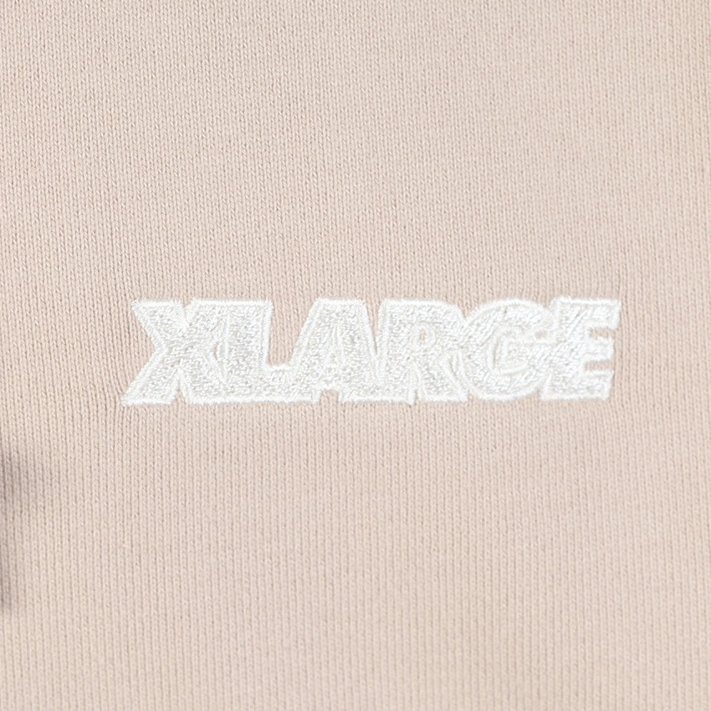 エクストララージ（XLARGE）（メンズ）SLANTED OG ジップ フーデッド スウェットシャツ 101253012004-BEIGE