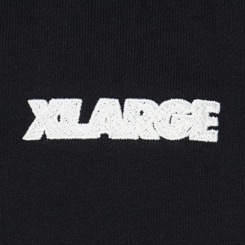 エクストララージ（XLARGE）（メンズ）SLANTED OG ジップ フーデッド スウェットシャツ 101253012004-BLACK