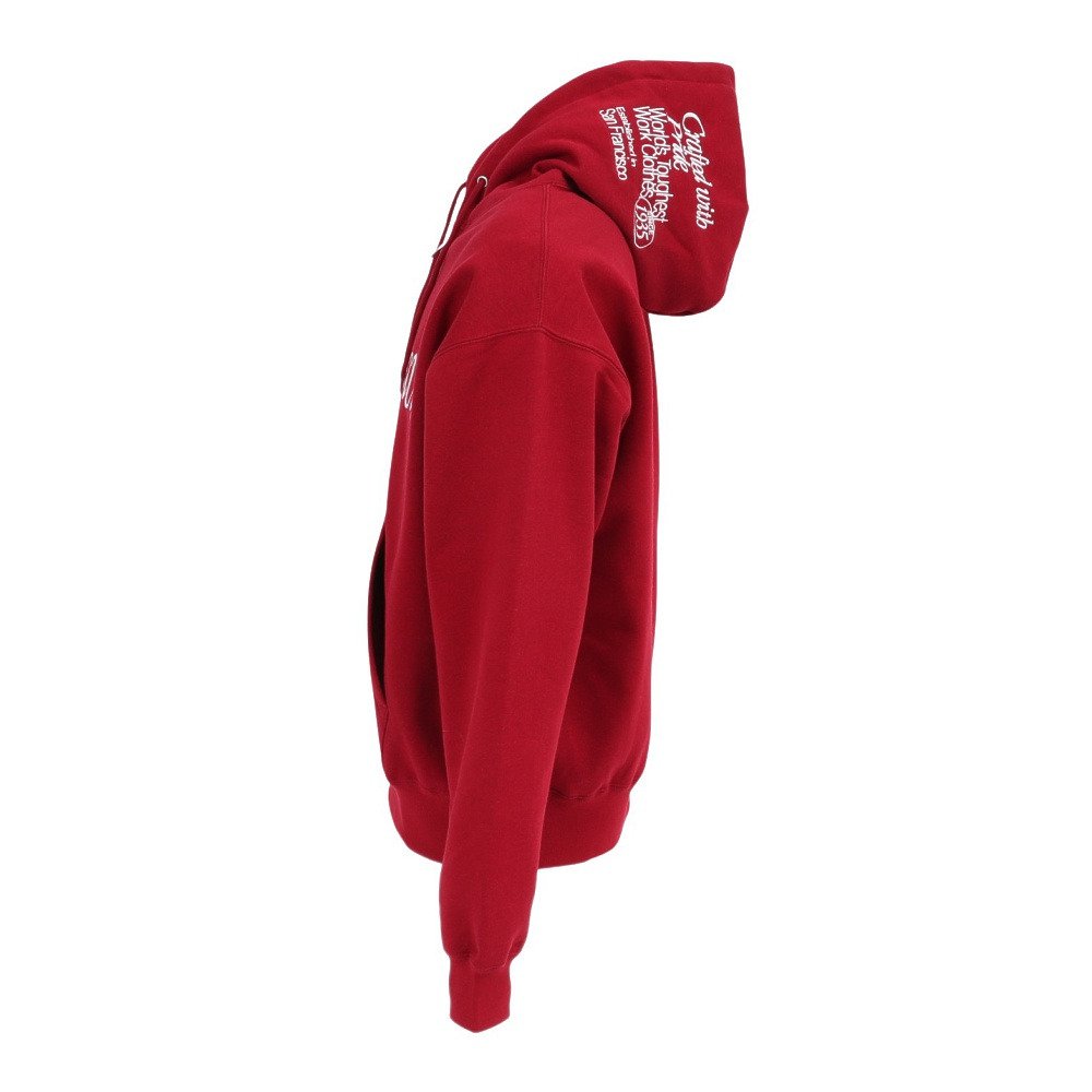 ベンデイビス（BEN DAVIS）（メンズ）ロゴジップパーカー 25780063-RED