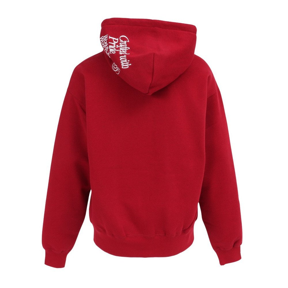 ベンデイビス（BEN DAVIS）（メンズ）ロゴジップパーカー 25780063-RED