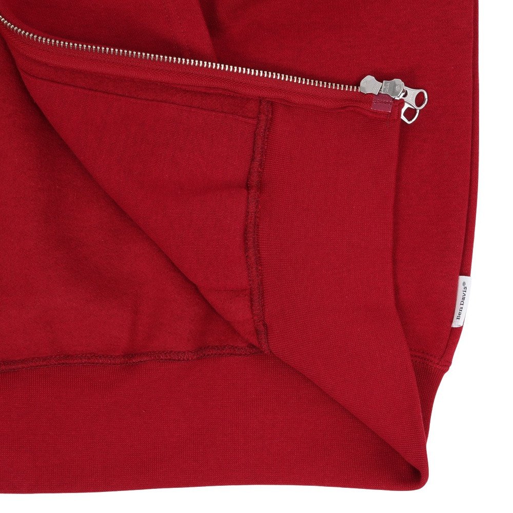 ベンデイビス（BEN DAVIS）（メンズ）ロゴジップパーカー 25780063-RED