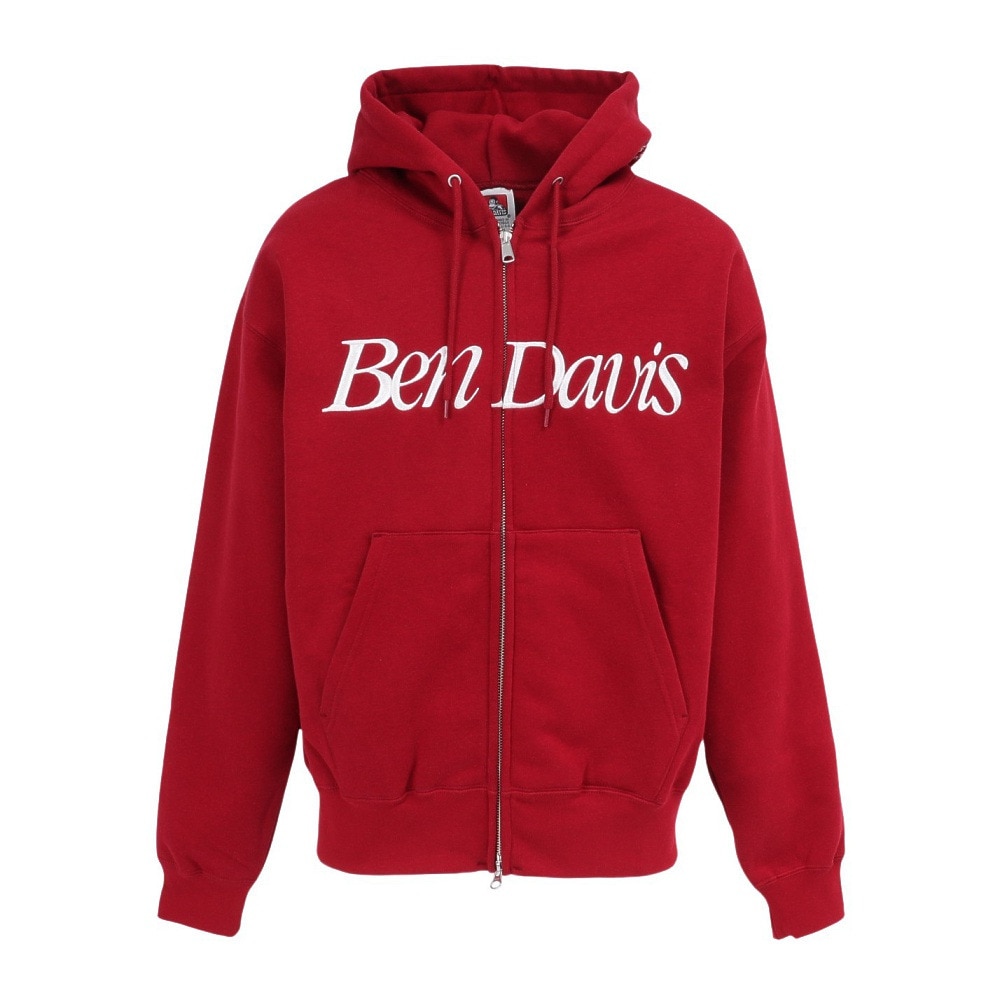 ベンデイビス(BEN DAVIS)ロゴジップパーカー 25780063-BRN(Men’s) ベンデイビス（BEN DAVIS）（メンズ）ロゴジップパーカー 25780063-BRN