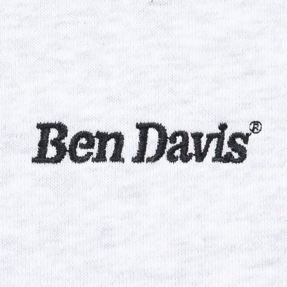 ベンデイビス（BEN DAVIS）（メンズ）刺繍プルパーカー 25780067-ASH