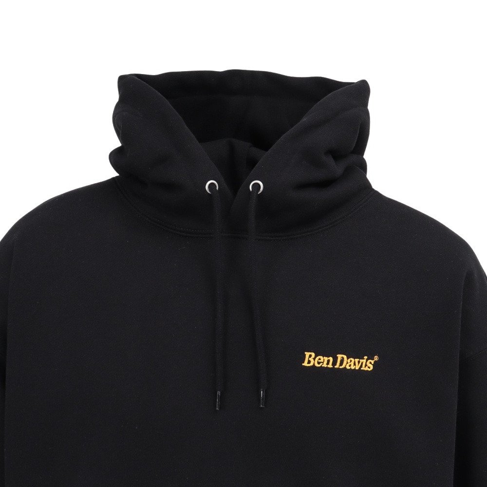 ベンデイビス（BEN DAVIS）（メンズ）刺繍プルパーカー 25780067-BLK 