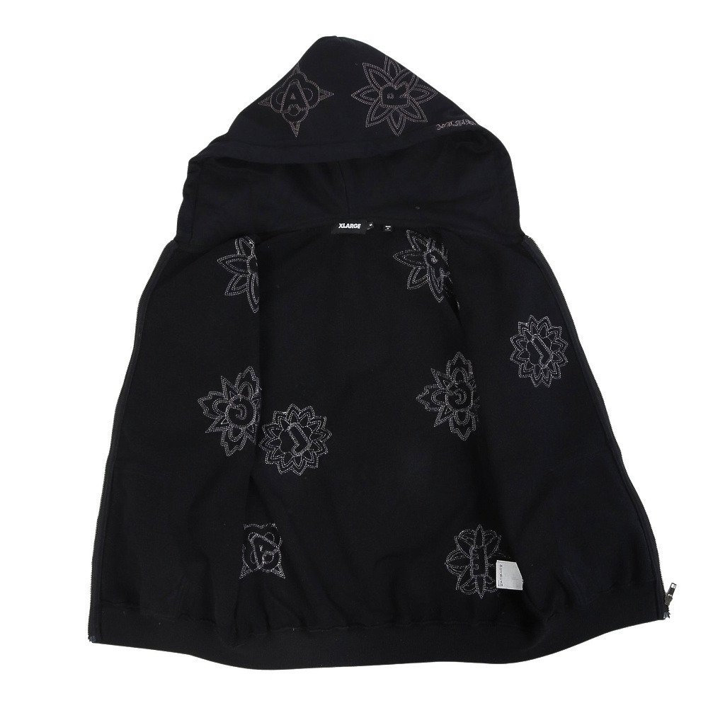 エクストララージ（XLARGE）（メンズ）ALLOVER EMBROIDERY ジップ
