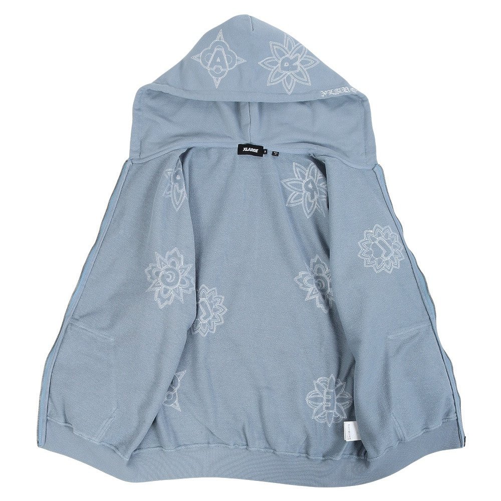 ラージまとめ売り エクストララージ（XLARGE）（メンズ）ALLOVER EMBROIDERY ジップ