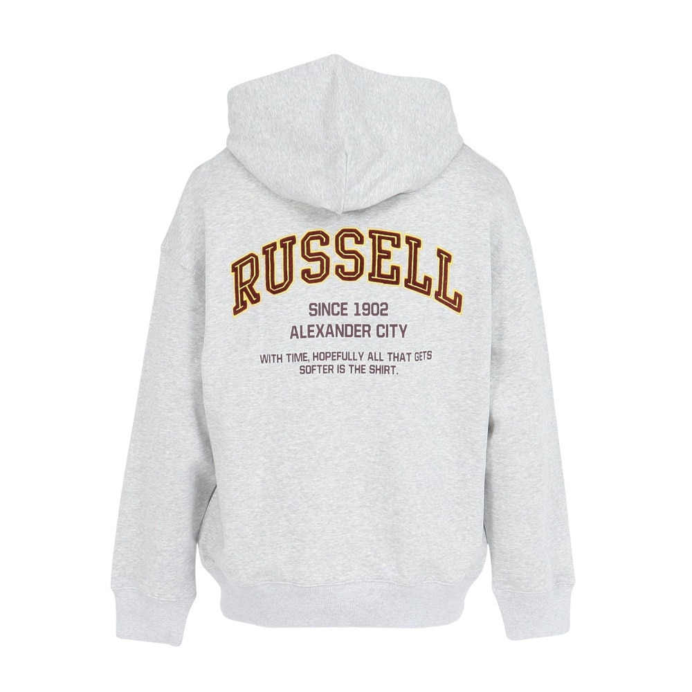 ラッセル（RUSSELL）（メンズ）C100 フルジップパーカー RBM25F0013 MGRY