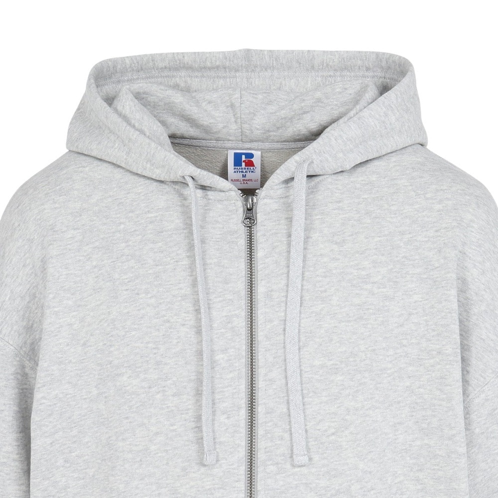 ラッセル（RUSSELL）（メンズ）C100 フルジップパーカー RBM25F0013 MGRY