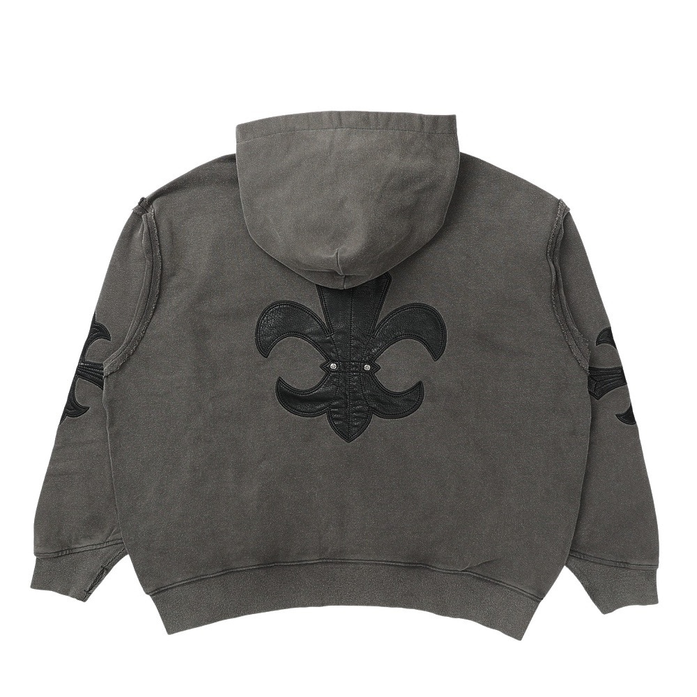 サプライヤー（SUPPLIER）（メンズ）フルール レザー ジップフーディ