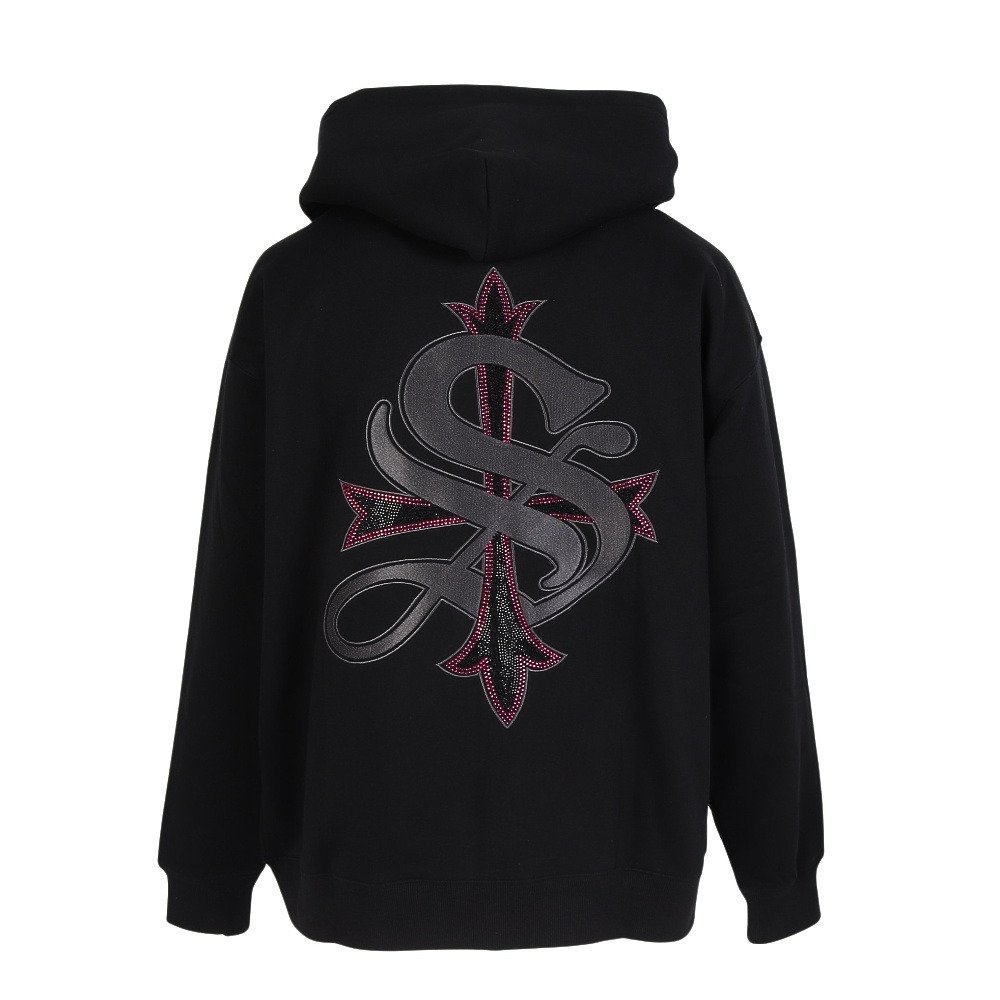 NOsWEA kuroZhoodie_logo Wジッパー フード付き ブラック 【公式通販】