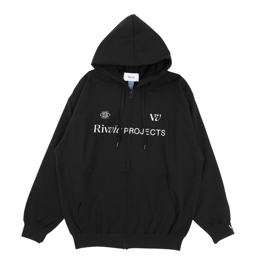リヴィアプロジェクツ(Rivvia Projects)ゲーミング ジップ フーディ RVFW2503-BLK(Men’s) リヴィアプロジェクツ（Rivvia Projects）（メンズ）ゲーミング ジップ