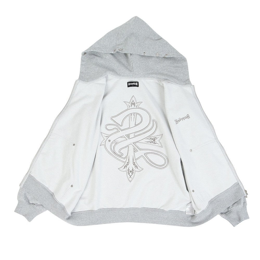 サプライヤー（SUPPLIER）（メンズ）Pierced Tribal Cross ジップ