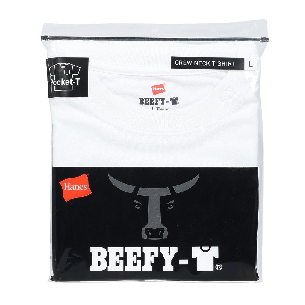 ヘインズ（Hanes）（メンズ）メンズ BEEFY-T ポケット半袖Tシャツ H5190 010 オンライン価格