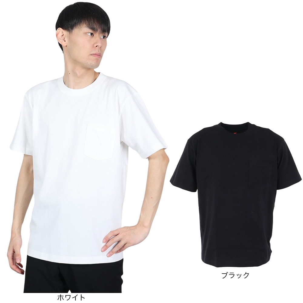 ヘインズ（Hanes）（メンズ）メンズ BEEFY-T ポケット半袖Tシャツ H5190 090 オンライン価格
