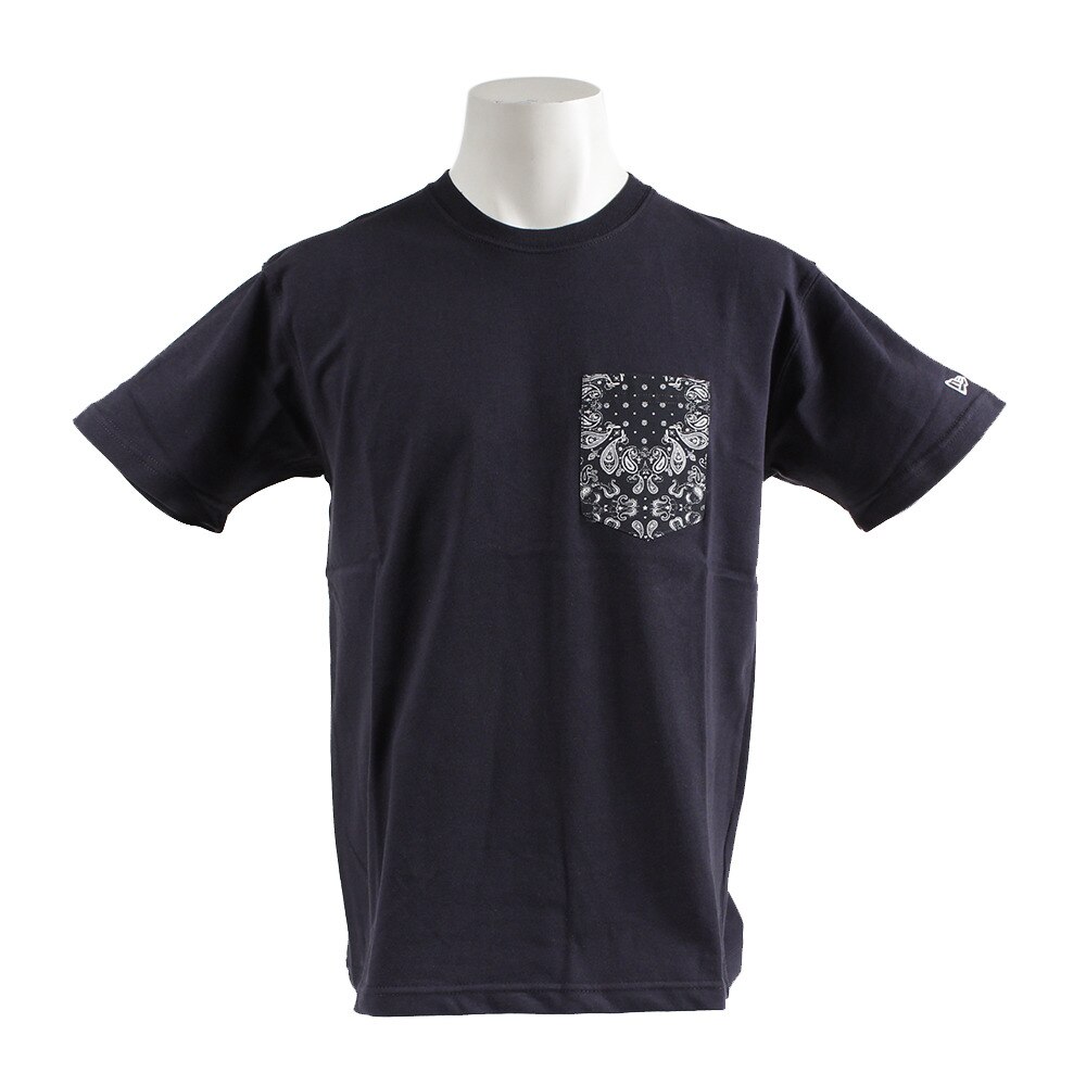  【多少の傷汚れありの為大奉仕】コットン ポケット Tシャツ ペイズリー N 11556811 オンライン価格