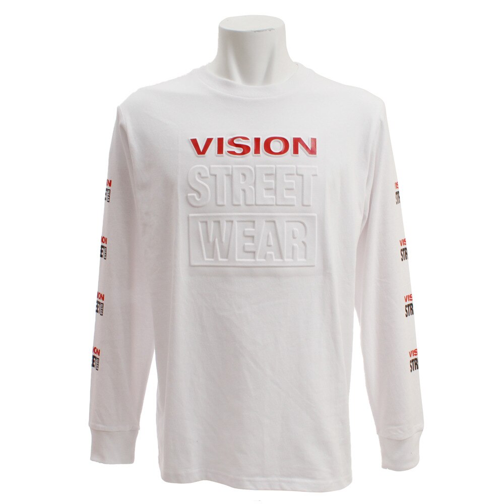  Tシャツ 長袖 袖プリント エンボスロゴ 9323134-06OFF