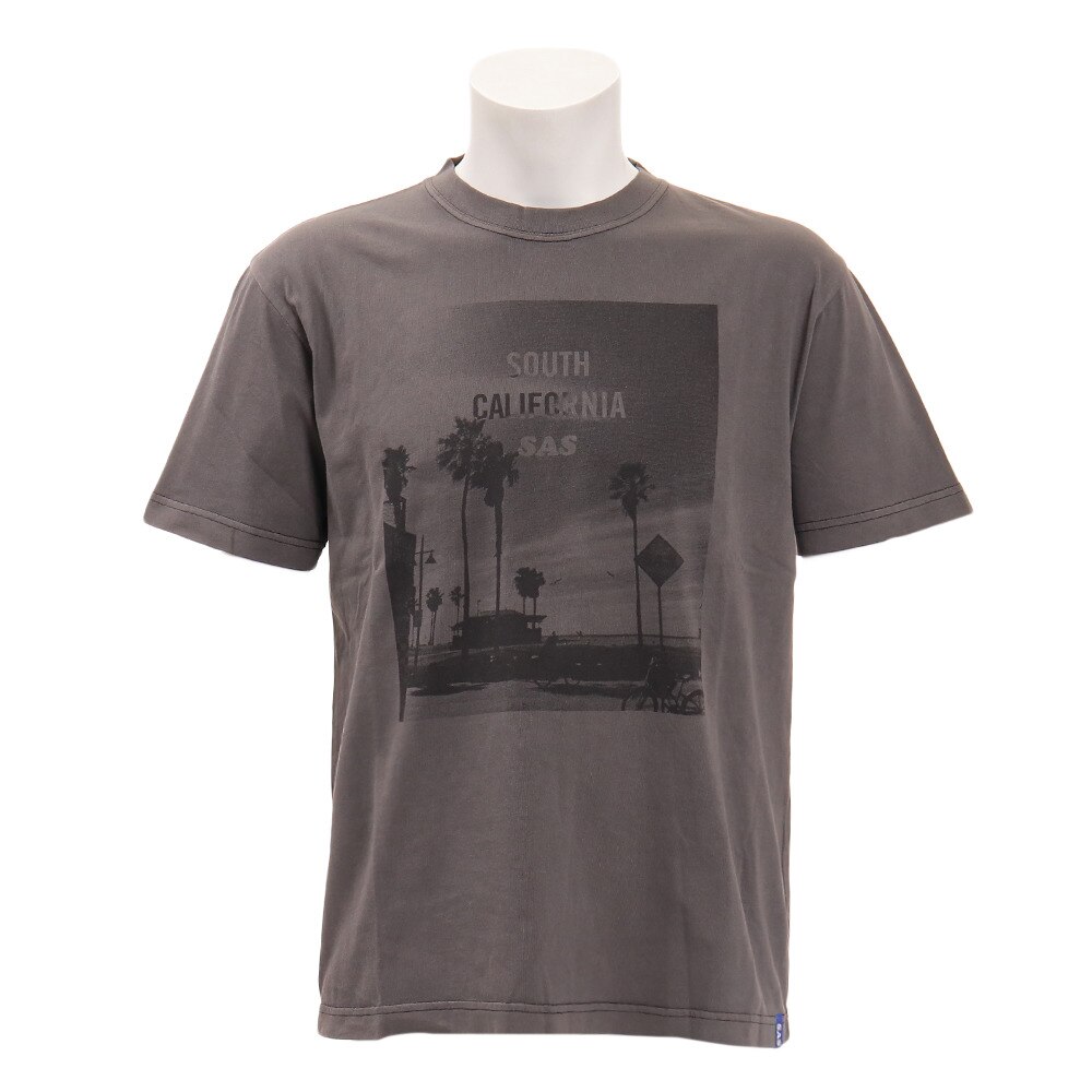  ピグメントフォトTシャツ[SOUTH] SAS1857205-3-CGRY