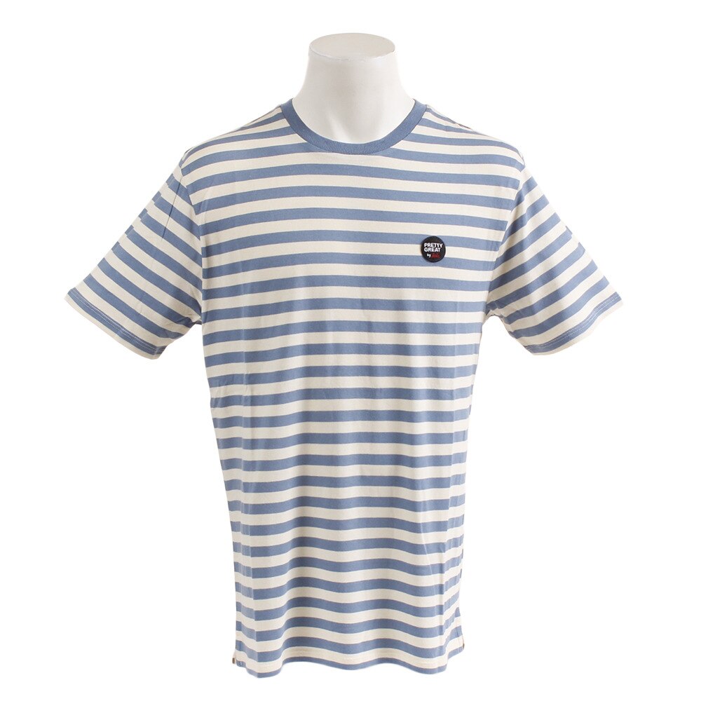  Tシャツ メンズ BRICK 半袖 SRSMU08 BLU