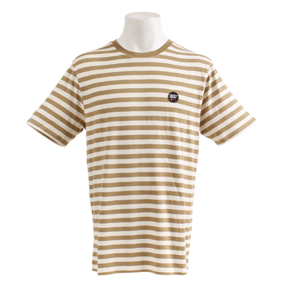  【多少の傷汚れありの為大奉仕】Tシャツ メンズ BRICK 半袖 SRSMU08 KHK