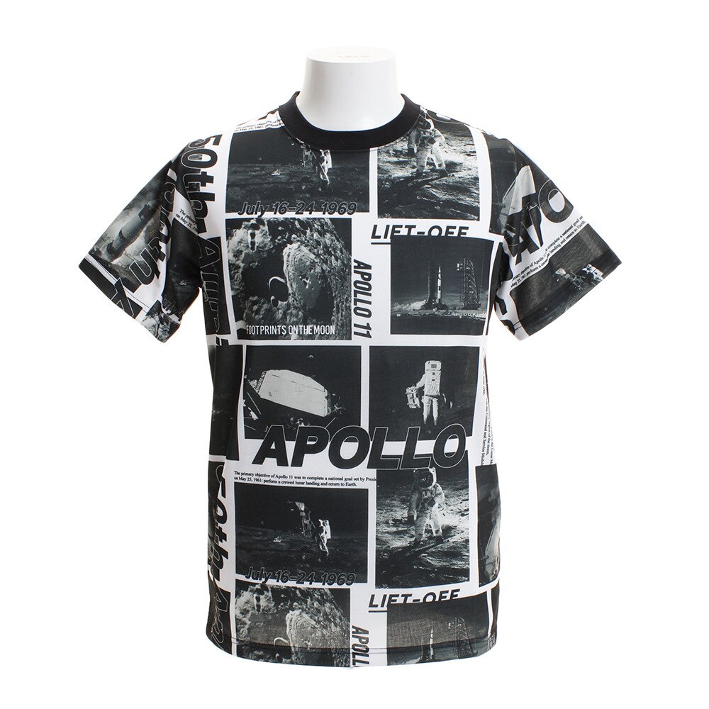  Tシャツ NASA×B ONE SOUL グラフィック総柄 半袖4 9570907-80
