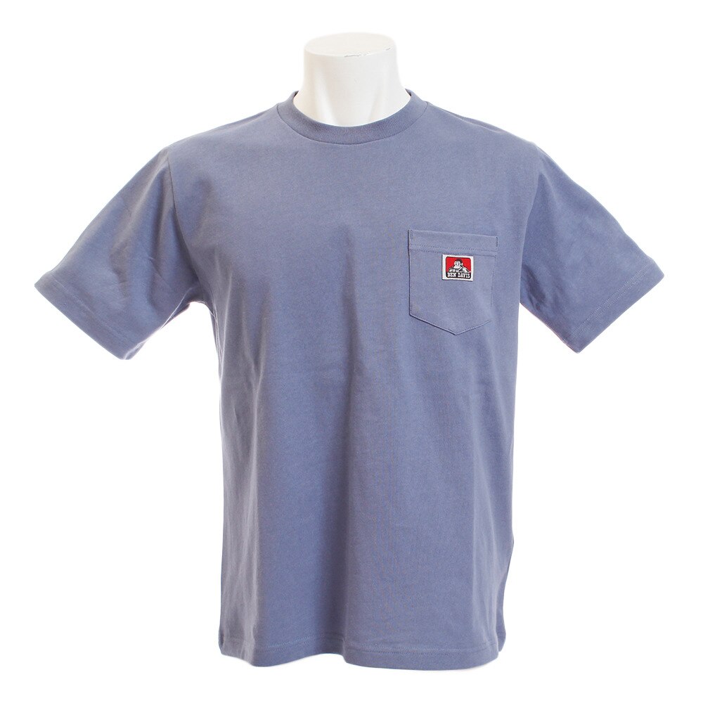  【多少の傷汚れありの為大奉仕】ピスネーム ポケット付きTシャツ 9580000-BGRY オンライン価格