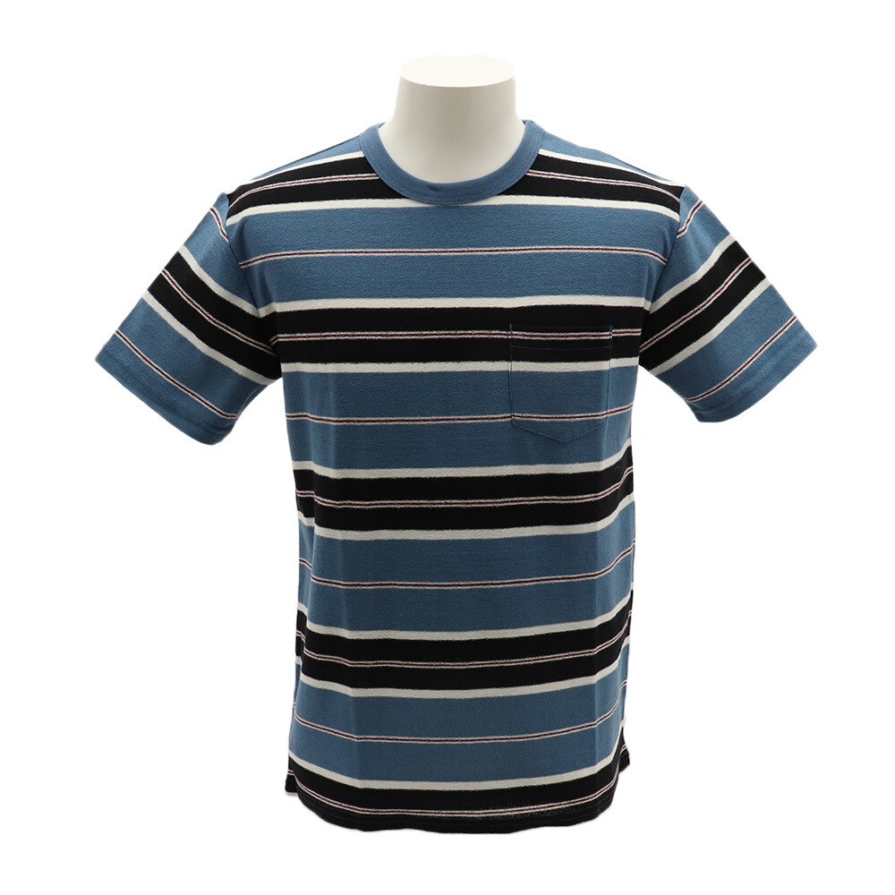  ナシジマルチボーダーTシャツ 9551057-BLU オンライン価格