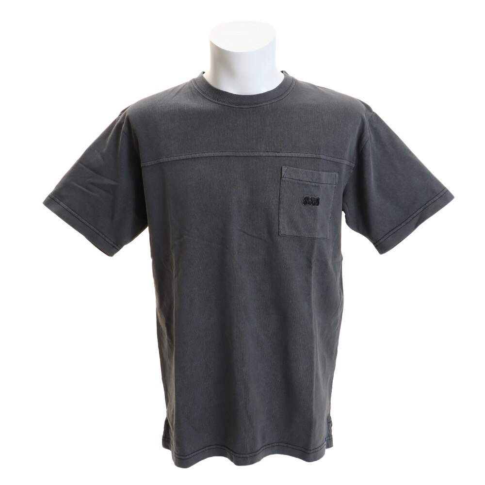  ヘビー天竺 ピグメントポケットTシャツ SAS1917204-4-BLK
