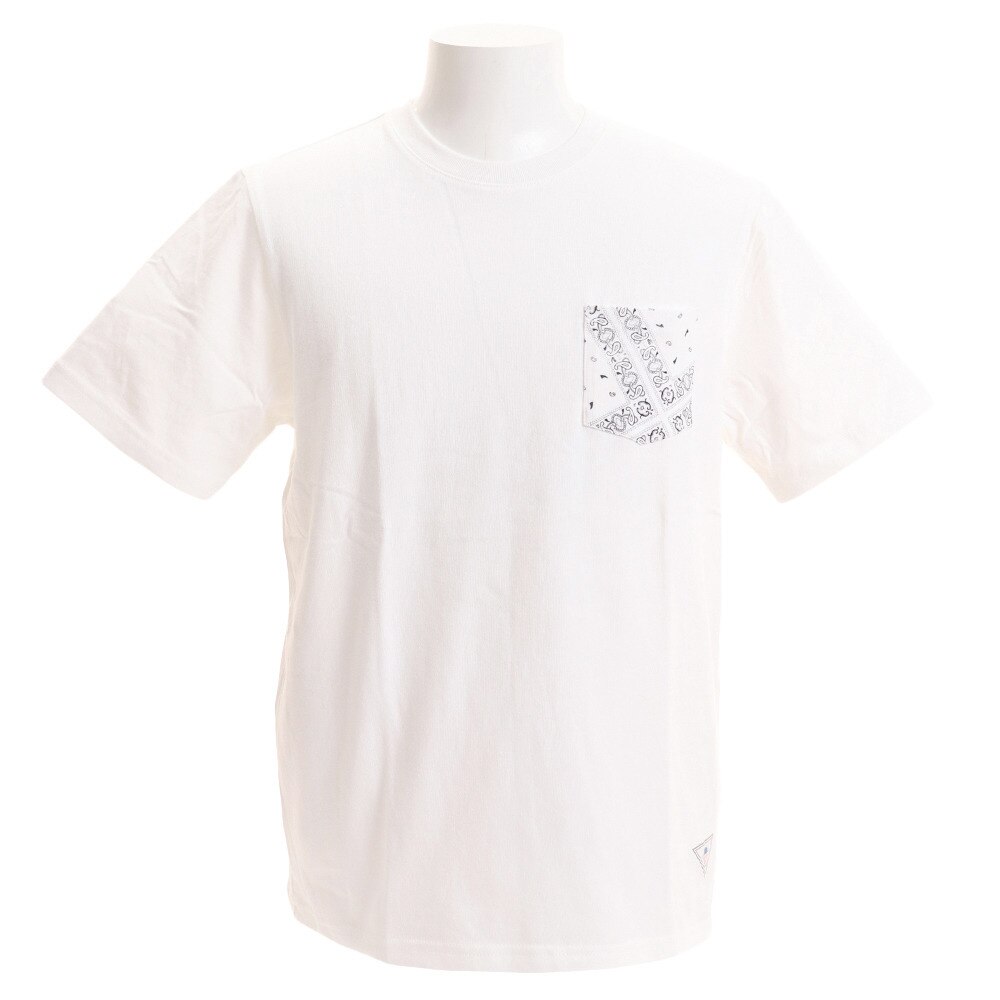  Tシャツ メンズ 天竺 半袖 CH2MS9015 WHT オンライン価格