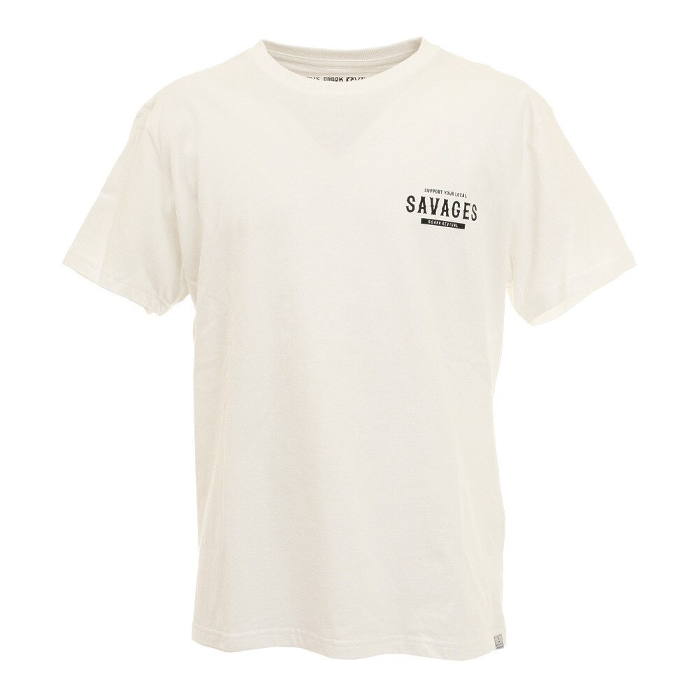  SAVAGES 半袖Tシャツ RTJD521-WHT