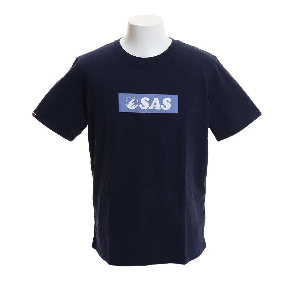  プリントTシャツ ボックスロゴ SAS1744405-4-NVY オンライン価格