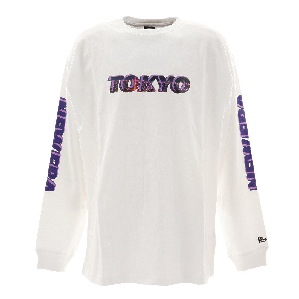  長袖 コットン Tシャツ シティーランドスケイプ 12108241