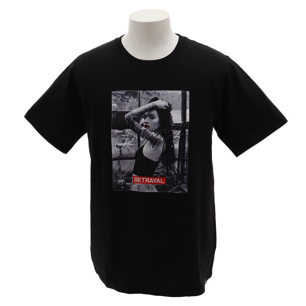  Tシャツ ガールズフォトエンボス半袖1 9570071-BLK オンライン価格
