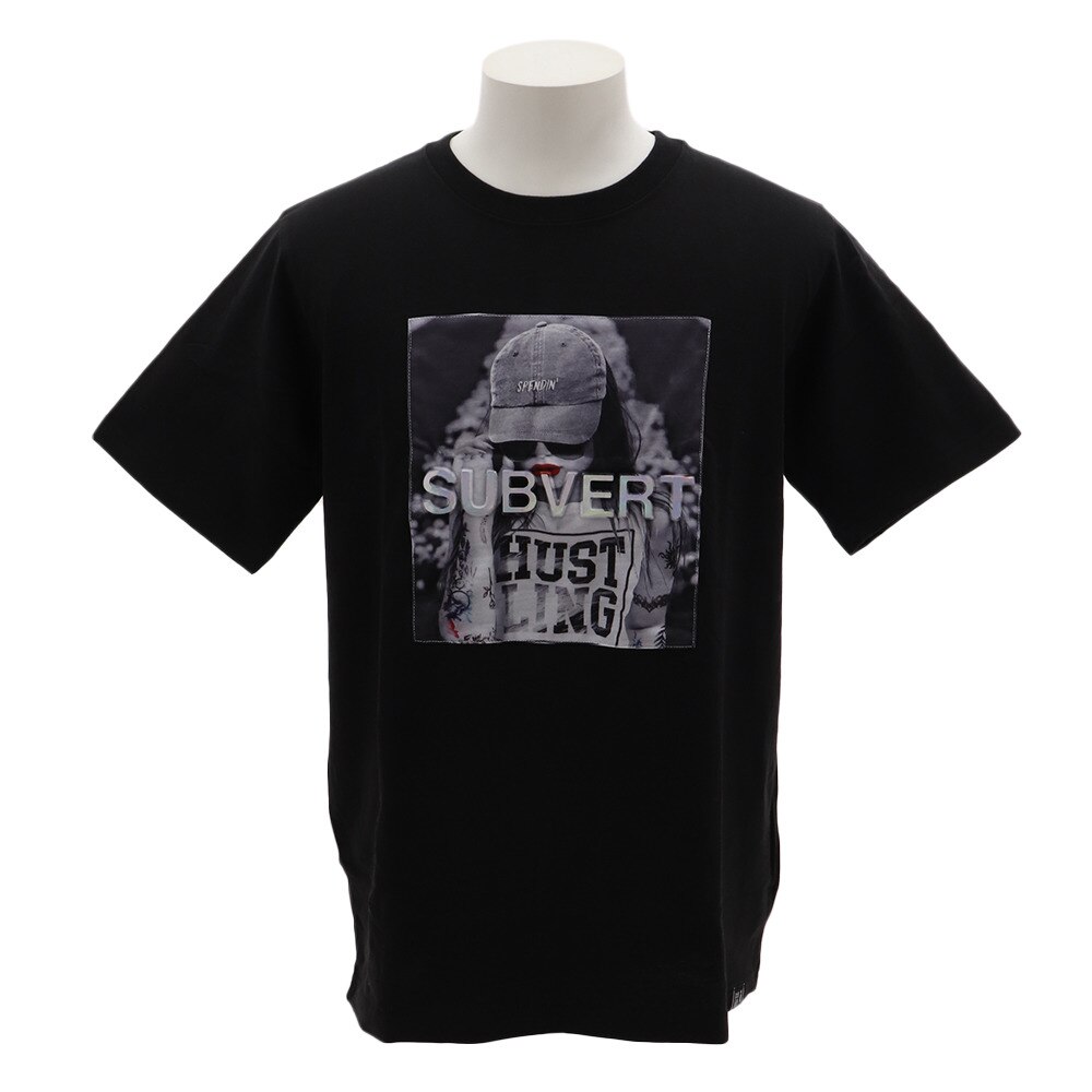  Tシャツ ガールズフォトエンボス半袖3 9570074-BLK オンライン価格