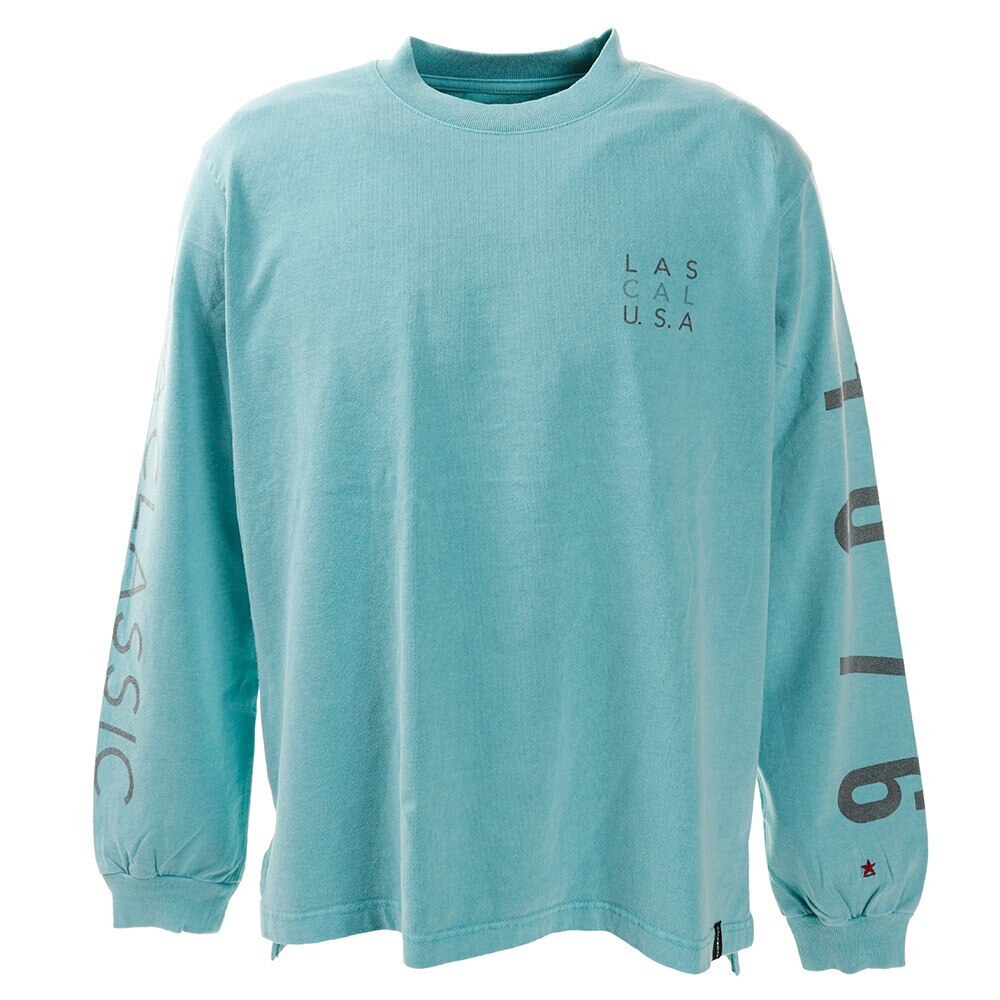  Tシャツ メンズ 長袖 ピグメントプリント SAS1934603-BLUE