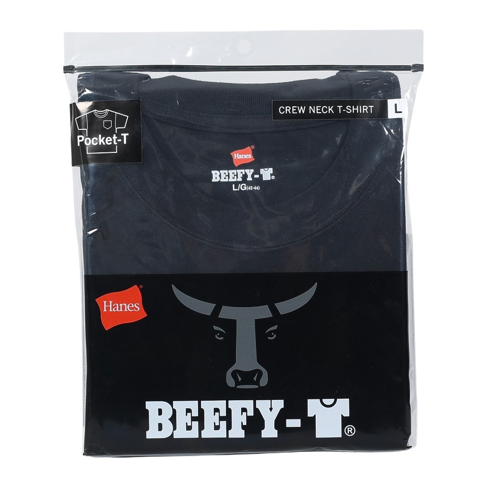 ヘインズ（Hanes）（メンズ）メンズ BEEFY-T ポケット半袖Tシャツ H5190 090 オンライン価格