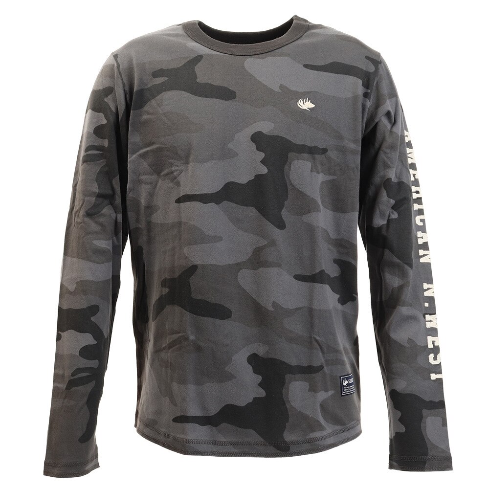  Tシャツ メンズ 長袖 32/2 CAMO 863EK9HD8053 CGRY オンライン価格