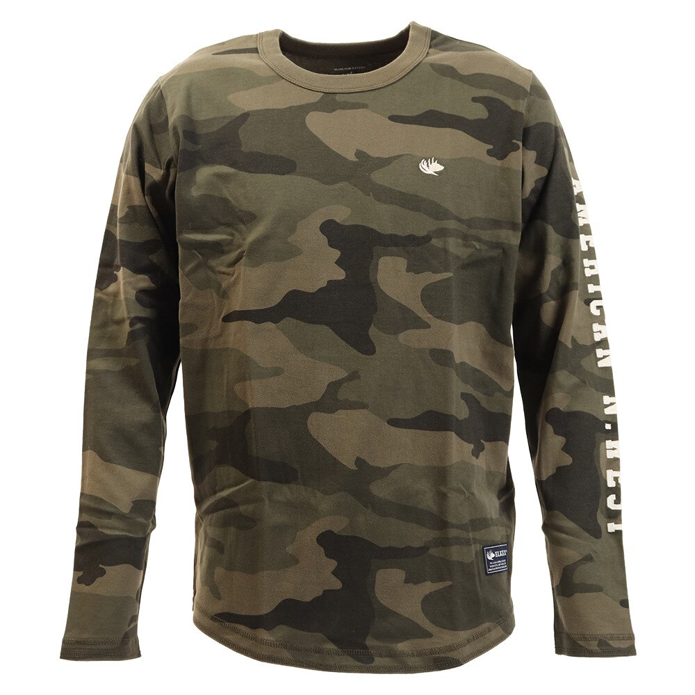  Tシャツ メンズ 長袖 32/2 CAMO 863EK9HD8053 KHK オンライン価格