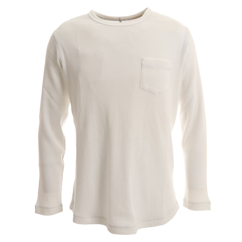  ワッフル クルーネックシャツ SD32JE21 WHT オンライン価格