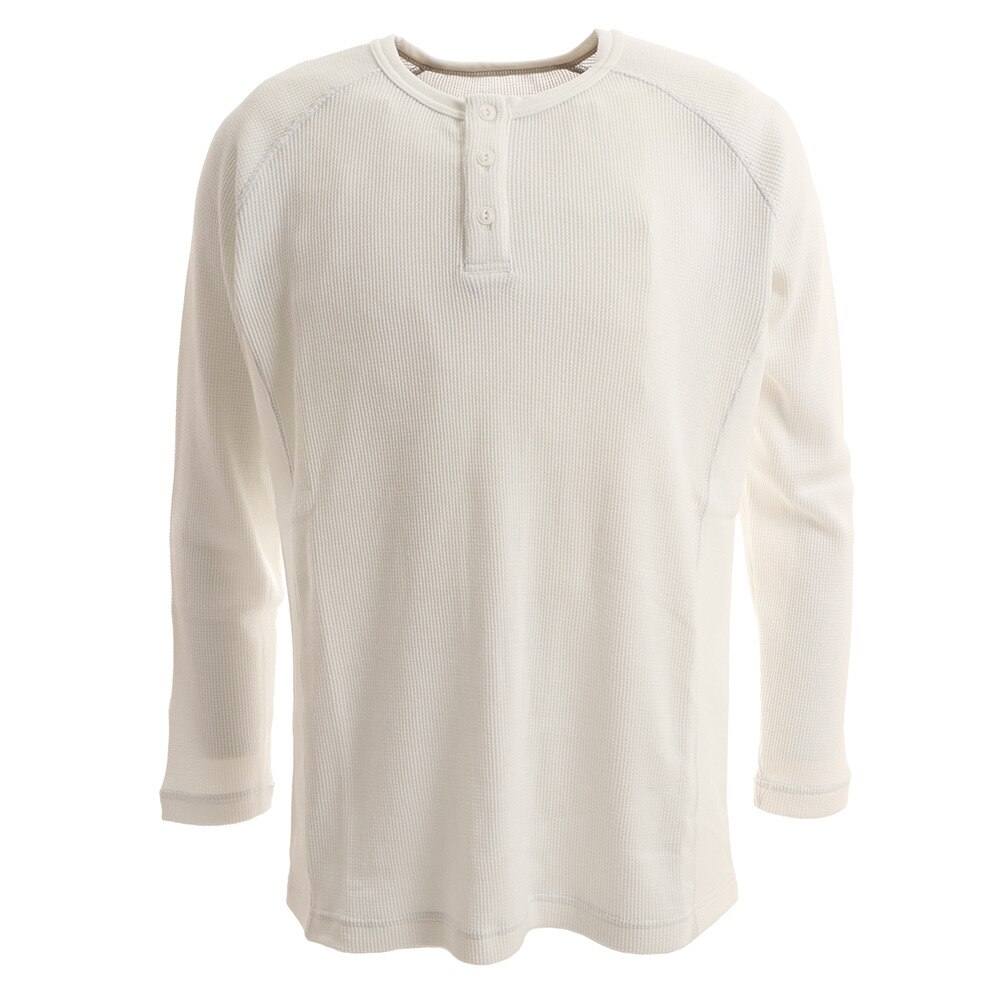  ワッフル ヘンリーネックシャツ SD32JE22 WHT オンライン価格