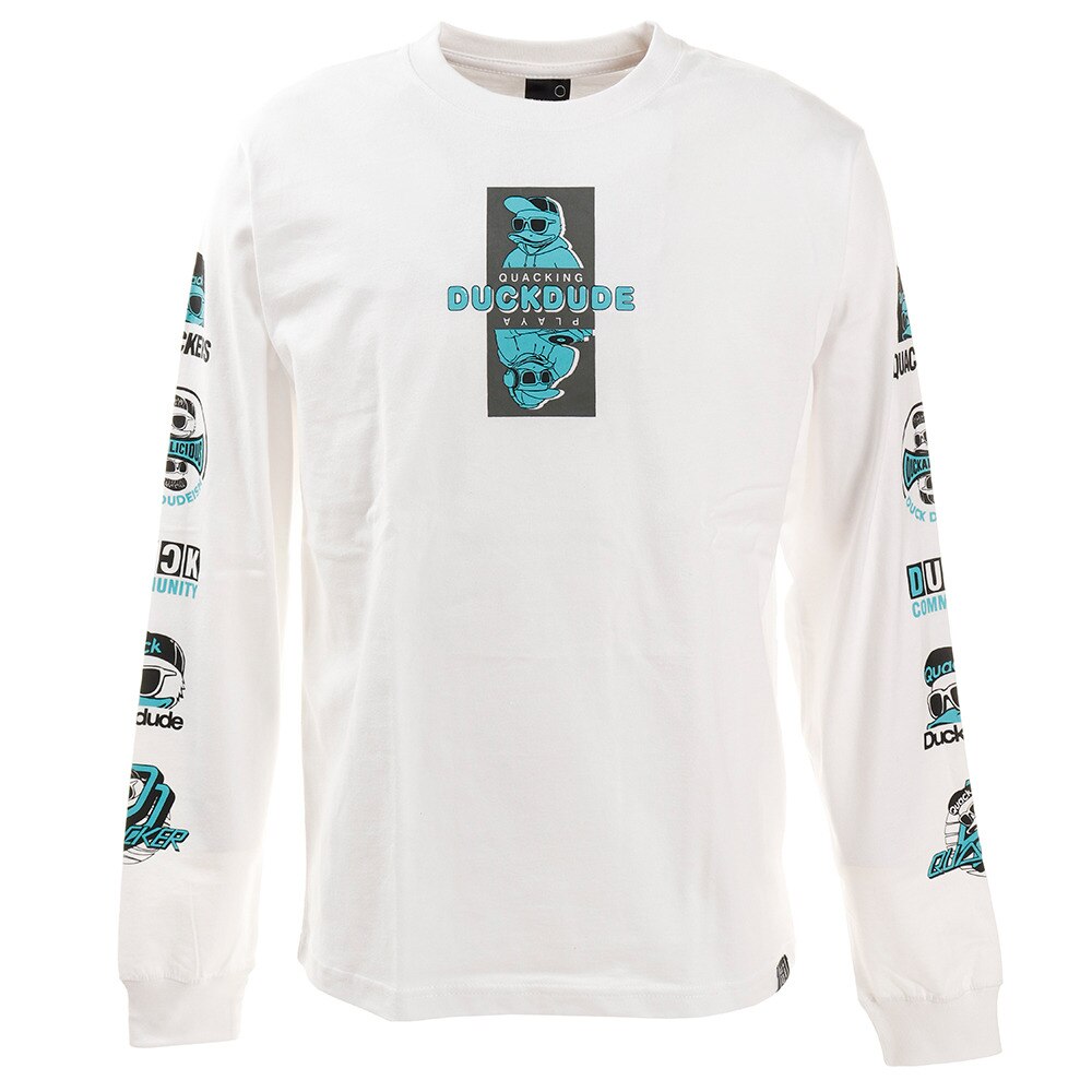  Tシャツ メンズ 長袖 PLAYA DD 0370011-WHT