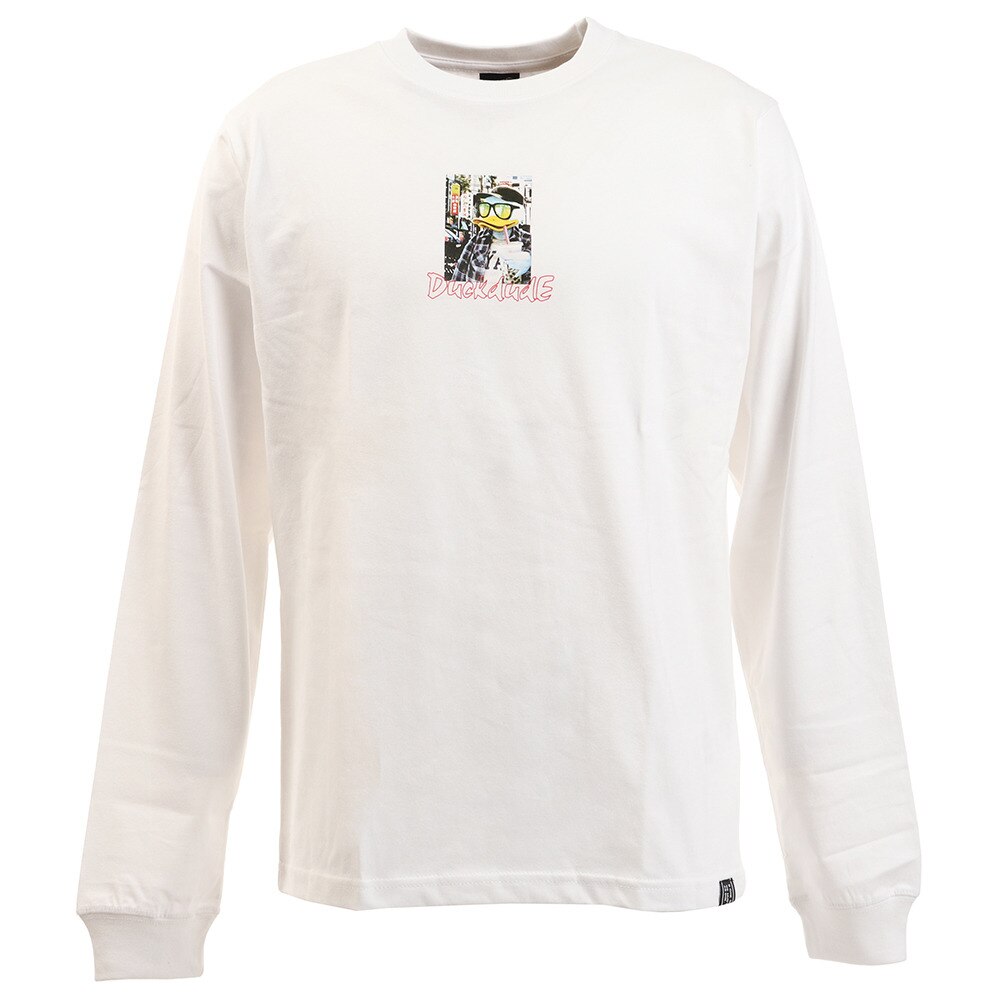  Tシャツ メンズ 長袖 タピオカ DUCK DUDE 0370013-WHT
